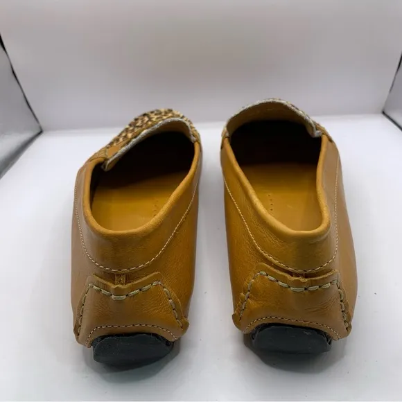 NWOB Massimo Matteo Penny with Cheetah Vamp women’s loafers brown size 11B F3