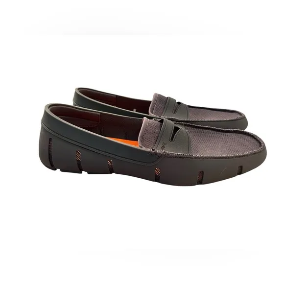 NWOB Swims Men’s Penny Loafers in Charcoal in size 11