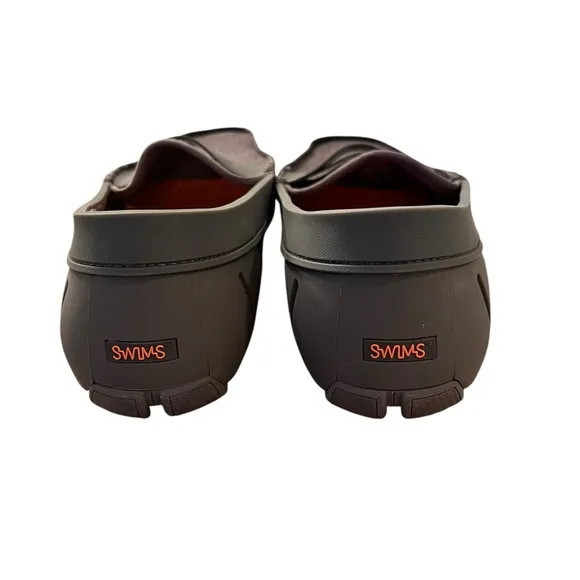 NWOB Swims Men’s Penny Loafers in Charcoal in size 11
