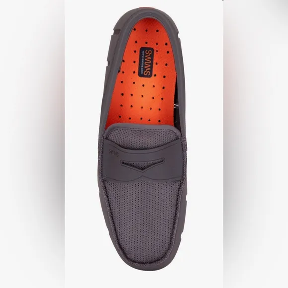 NWOB Swims Men’s Penny Loafers in Charcoal in size 11