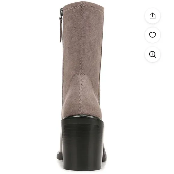 NWOT FRANCO SARTO Penelope Mid Calf Chunky Heel Leather Boots size 9.5