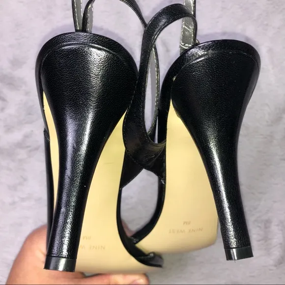 NWOT Nine West Sling Back Leather Sandals