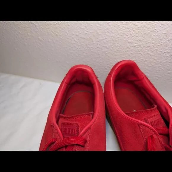 NWOT Red Puma Suede Classic Sneakers - Men's Size US 12