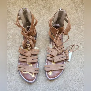 NWOT Sam Edelman Karine Tassel Gladiator Sandals