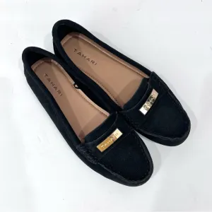 NWOT Tahari Leather Suede Marilu Slip On Driving Loafers Flats