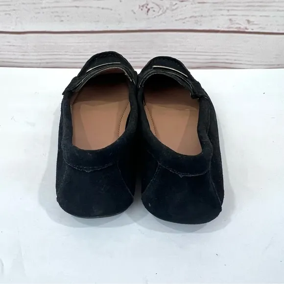 NWOT Tahari Leather Suede Marilu Slip On Driving Loafers Flats