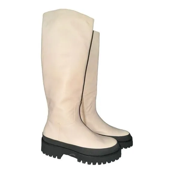 NWOT Paloma Barceló Cecile knee-high leather boots size 40 - US 9.5