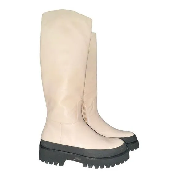 NWOT Paloma Barceló Cecile knee-high leather boots size 40 - US 9.5
