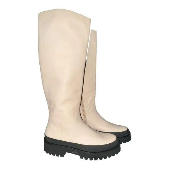 NWOT Paloma Barceló Cecile knee-high leather boots size 40 - US 9.5