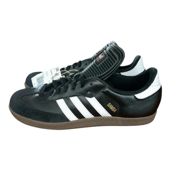 NWT Adidas Samba Classic indoor and White Sneakers size 10.5