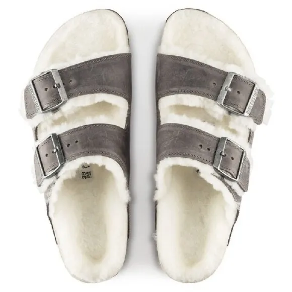 NWT BIRKENSTOCK Arizona Shearling Sandals!