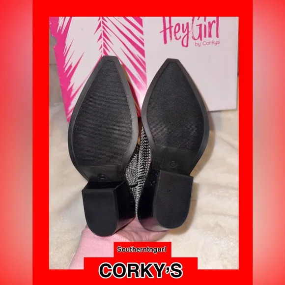 NWT Corkys  &quot;Glossy&quot; Slouchy Calf Boots covered with Crystals /Rhinestones