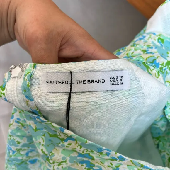 NWT FAITHFULL THE BRAND GAIA MINI DRESS, SIZE 6