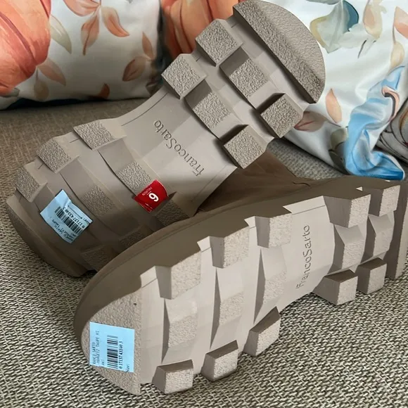 NWT Franco Sarto Women's L-Margey2 Mid Calf Boot Size: 6 COLOR: Taupe