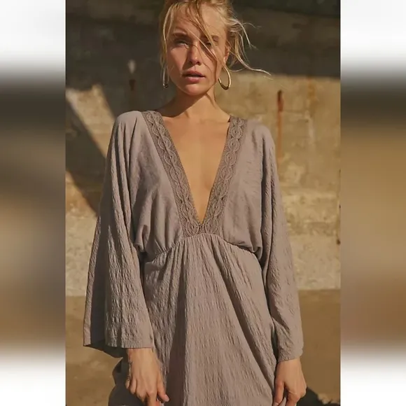 NWT Free People Eliza Maxi Dress Color: Phantom Size Small