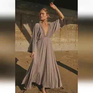 NWT Free People Eliza Maxi Dress Color: Phantom Size Small