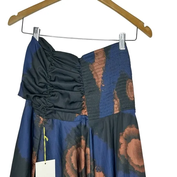 NWT Free People x House of AAMA Starry Eyes Handkerchief MIDI Skirt S