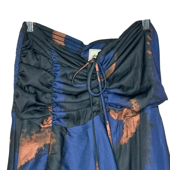 NWT Free People x House of AAMA Starry Eyes Handkerchief MIDI Skirt S