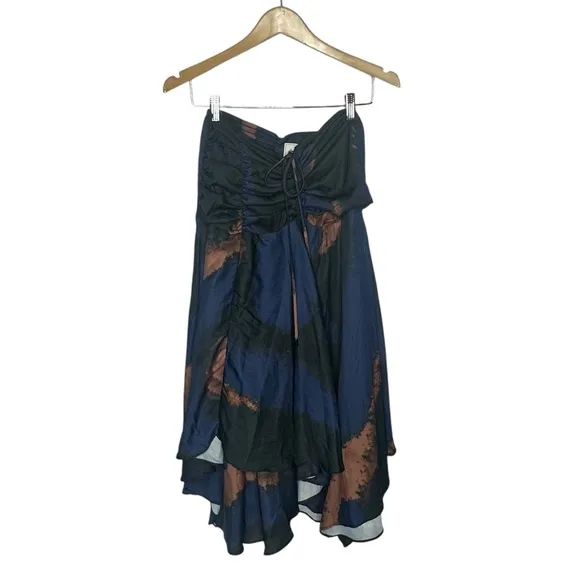 NWT Free People x House of AAMA Starry Eyes Handkerchief MIDI Skirt S