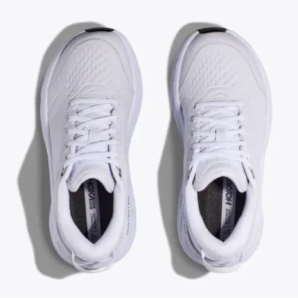 NWT Hoka Bondi SR Men's Low-Top Slip Resistant Sneakers in White