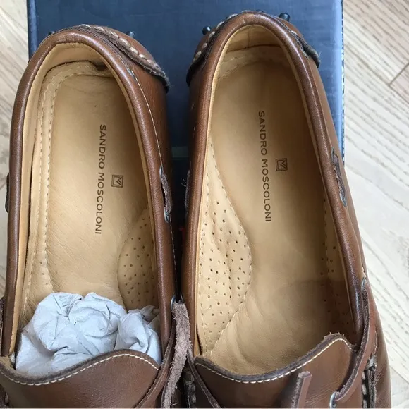 NWT in Box Sandro Moscoloni Men's Driving Moccasin