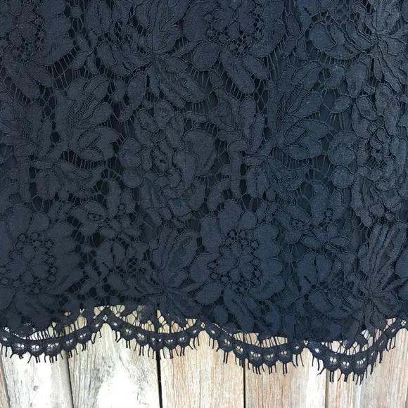 NWT J. Crew Collection Sleeveless Lace Dress Black
