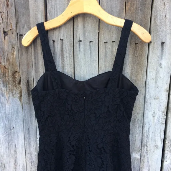 NWT J. Crew Collection Sleeveless Lace Dress Black