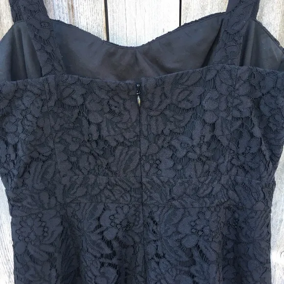 NWT J. Crew Collection Sleeveless Lace Dress Black