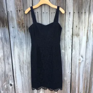 NWT J. Crew Collection Sleeveless Lace Dress Black