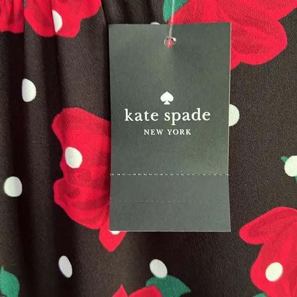 NWT Kate Spade Rose Dot Toss Shift Dress Size L
