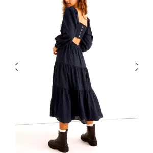 NWT Madewell Lucie Cutout-Back Midi Dress, Size 2X