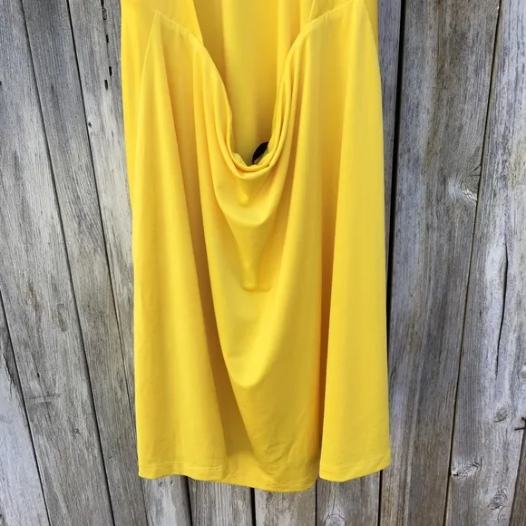 NWT NBD x Naven Grace Halter Mini Dress Yellow L