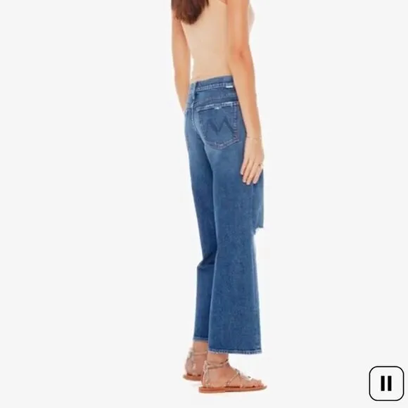 NWT NEW MOTHER down low spinner hover jean in charming locals 32