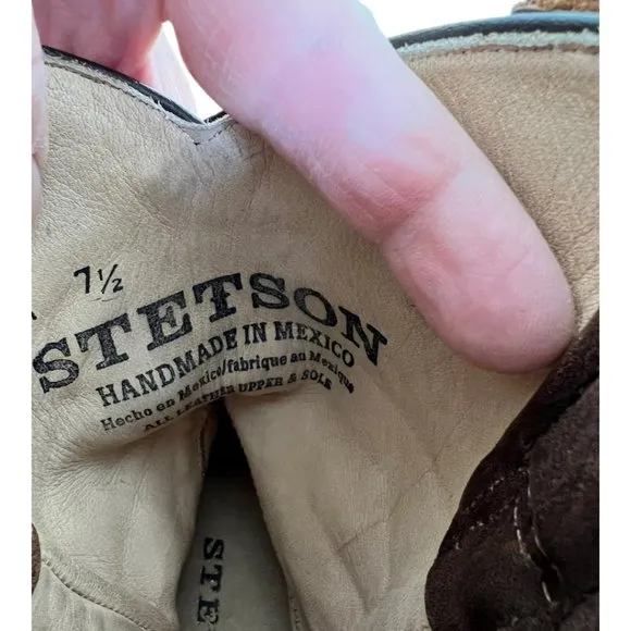 NWT Stetson Mid-Calf Snip Toe‎ Boots