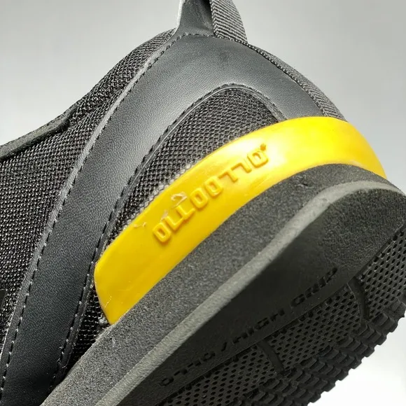 OLLO PK Sapien X Mens 9 Black Yellow Parkour High Grip Athletic Sneakers Running