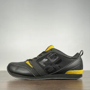 OLLO PK Sapien X Mens 9 Black Yellow Parkour High Grip Athletic Sneakers Running