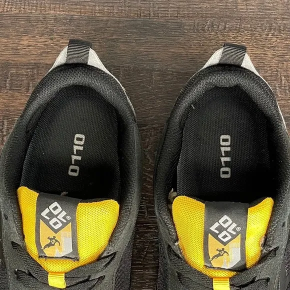 OLLO PK Sapien X Mens 9 Black Yellow Parkour High Grip Athletic Sneakers Running
