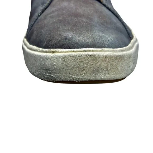 OluKai Lae Ahi Li Ili Marbled Gray Waterproof Leather Lace Up Sneakers