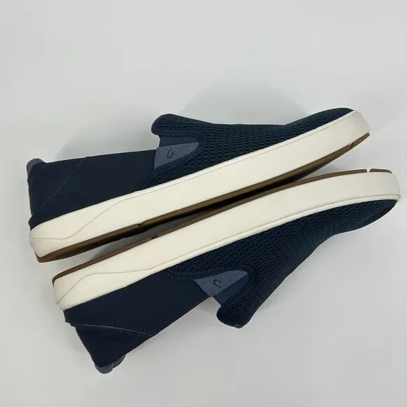 OLUKAI Lae'ahi Men's Slip On Sneakers Slide Combo Navy Blue Size 14