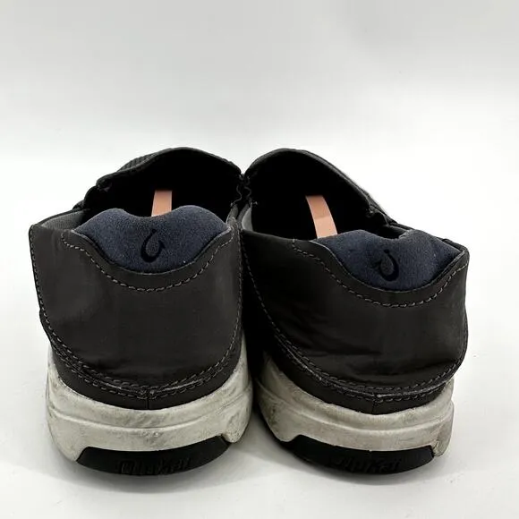 Olukai Lae‘ahi Slip On Sneakers Mesh Water Resistant Microfiber Pavement 10.5