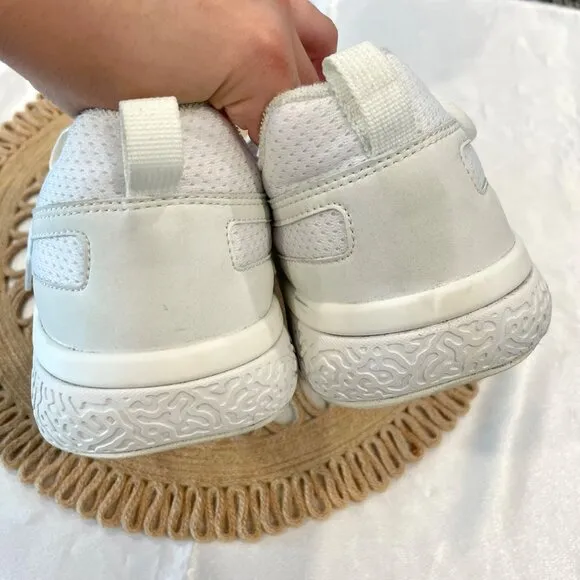 Olukai White Anau Men's Court Sneakers Size M12 10545-WBWB