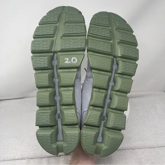 On Cloud 5 Men’s Running Shoes Glacier Reseda Green Athletic Sneakers 11.5 NEW