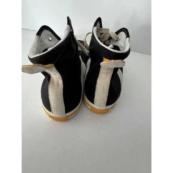 ONCEPT Bogota High Top Sneakers Size 9.5 Black Yellow