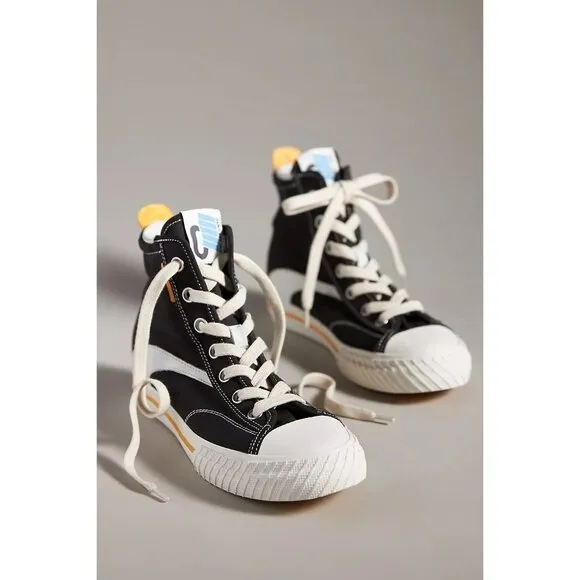 ONCEPT Bogota High Top Sneakers Size 9.5 Black Yellow