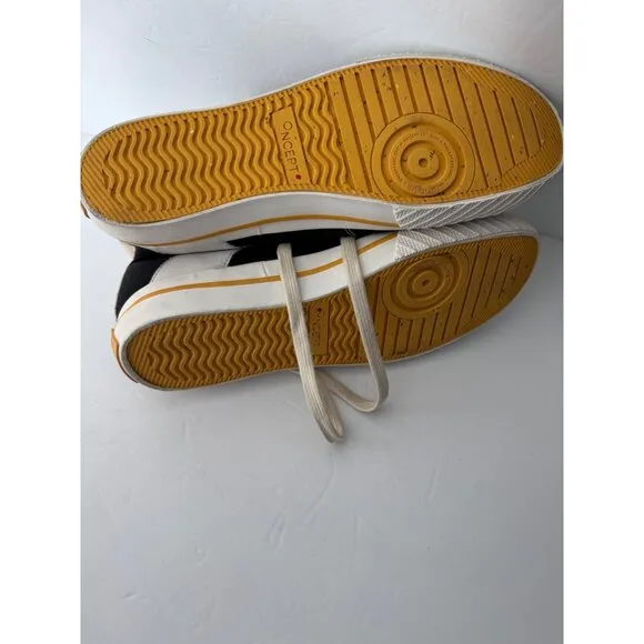 ONCEPT Bogota High Top Sneakers Size 9.5 Black Yellow