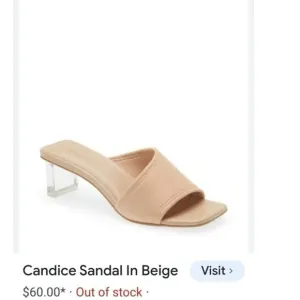Open Edit‎ NWOB Candice sandals beige sz 11