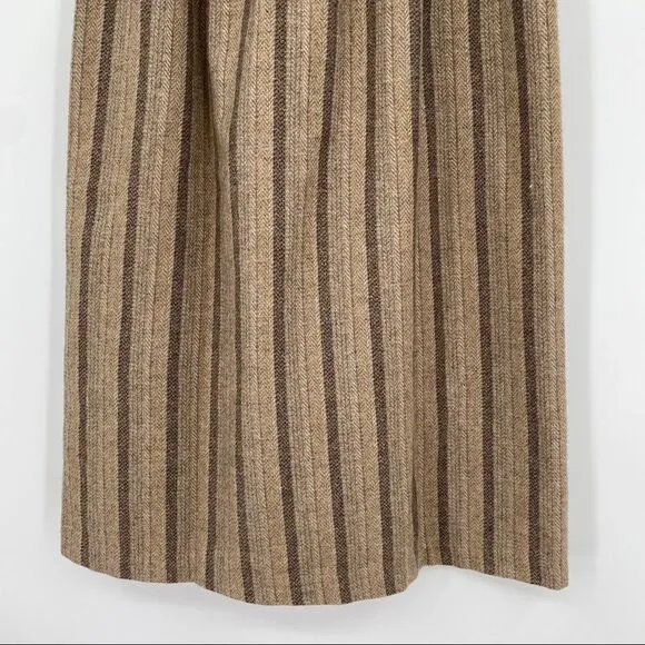 Oscar de la Renta wool blend vintage retro skirt  side button closure size 7/8