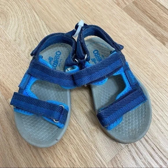 OshKosh Blue Sandals Sz 6 Blue Boys Outdoors Baby Open Toe