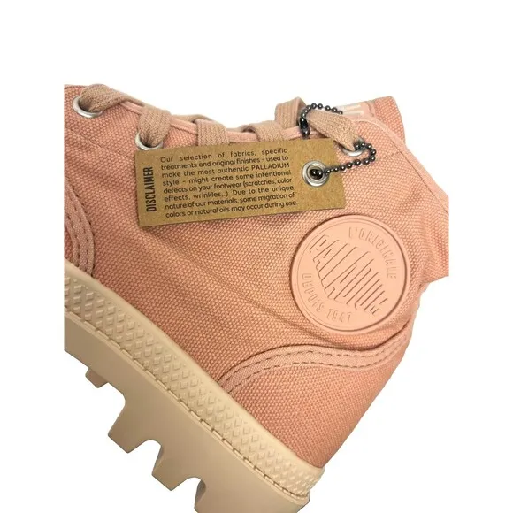 Palladium Boots PAMPA HI ROSE BRICK Chunky Platform Retro Women’s 8.5 New