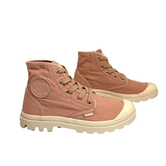 Palladium Boots PAMPA HI ROSE BRICK Chunky Platform Retro Women’s 8.5 New